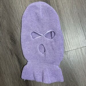 Face ski mask purple -one size